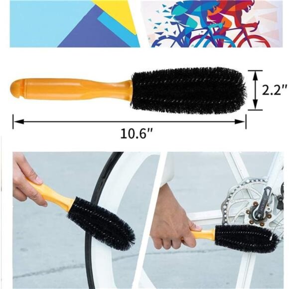 Bike Cleaning Kit (9pcs), Including Chain Cleaner for Cycling, Brush Tools - Picture 4 of 8